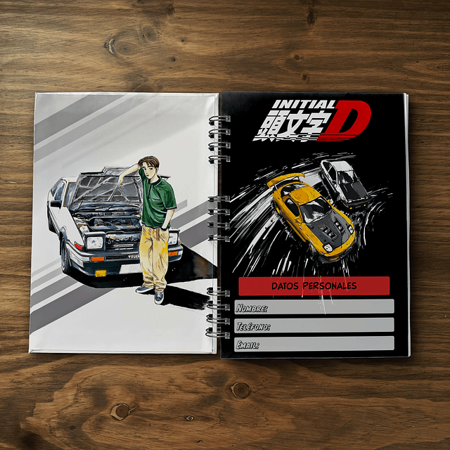 Cuaderno de Initial D