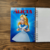 Cuaderno de Alicia en el país de las maravillas