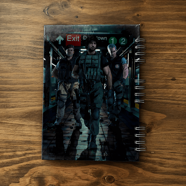 Cuaderno de Resident Evil 3 Remake