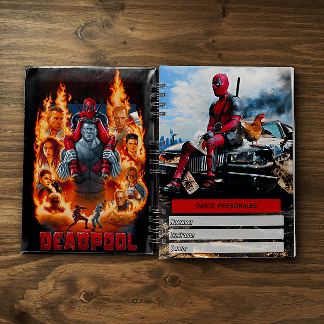 Cuaderno de Deadpool 1-2-3