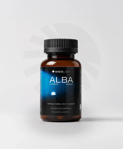 Alba: Ginseng + Cafeína + Zinc + Complejo B
