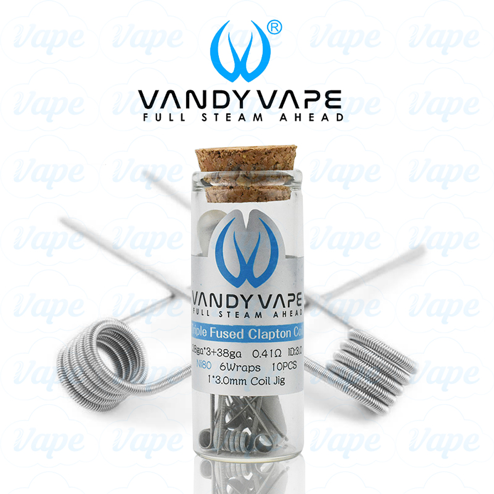 Resistencia Pre Armada Vandy Vape Botella 10pcs