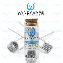 Resistencia Pre Armada Vandy Vape Botella 10pcs