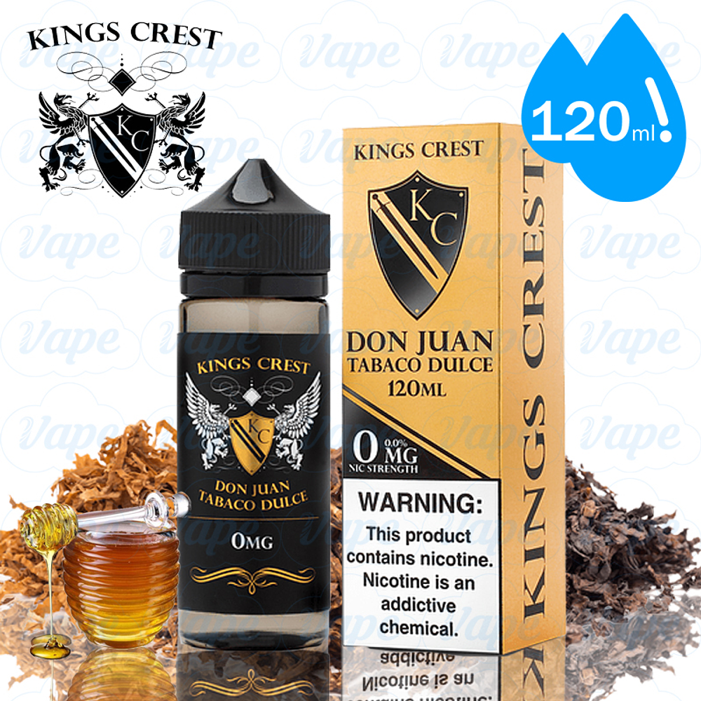 Kings Crest Regular - Don Juan Tabaco Dulce 120ml