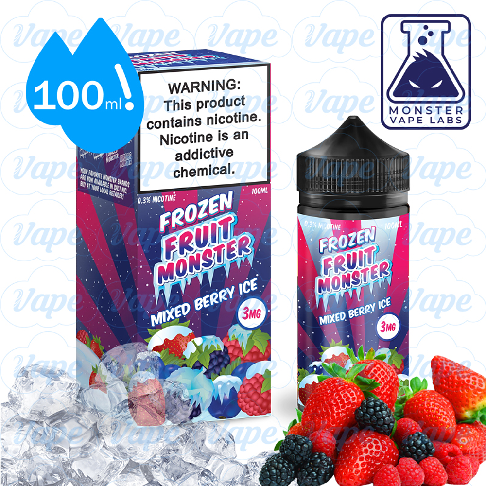 Frozen Fruit Monster - Mixed Berry Ice Shortfill 100ml 