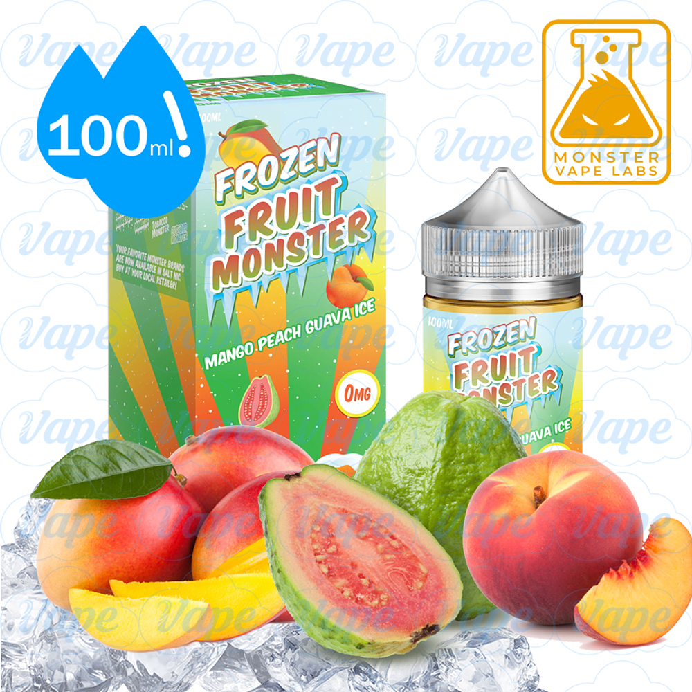 Frozen Fruit Monster - Mango Peach Guava Ice Shortfill 100ml 