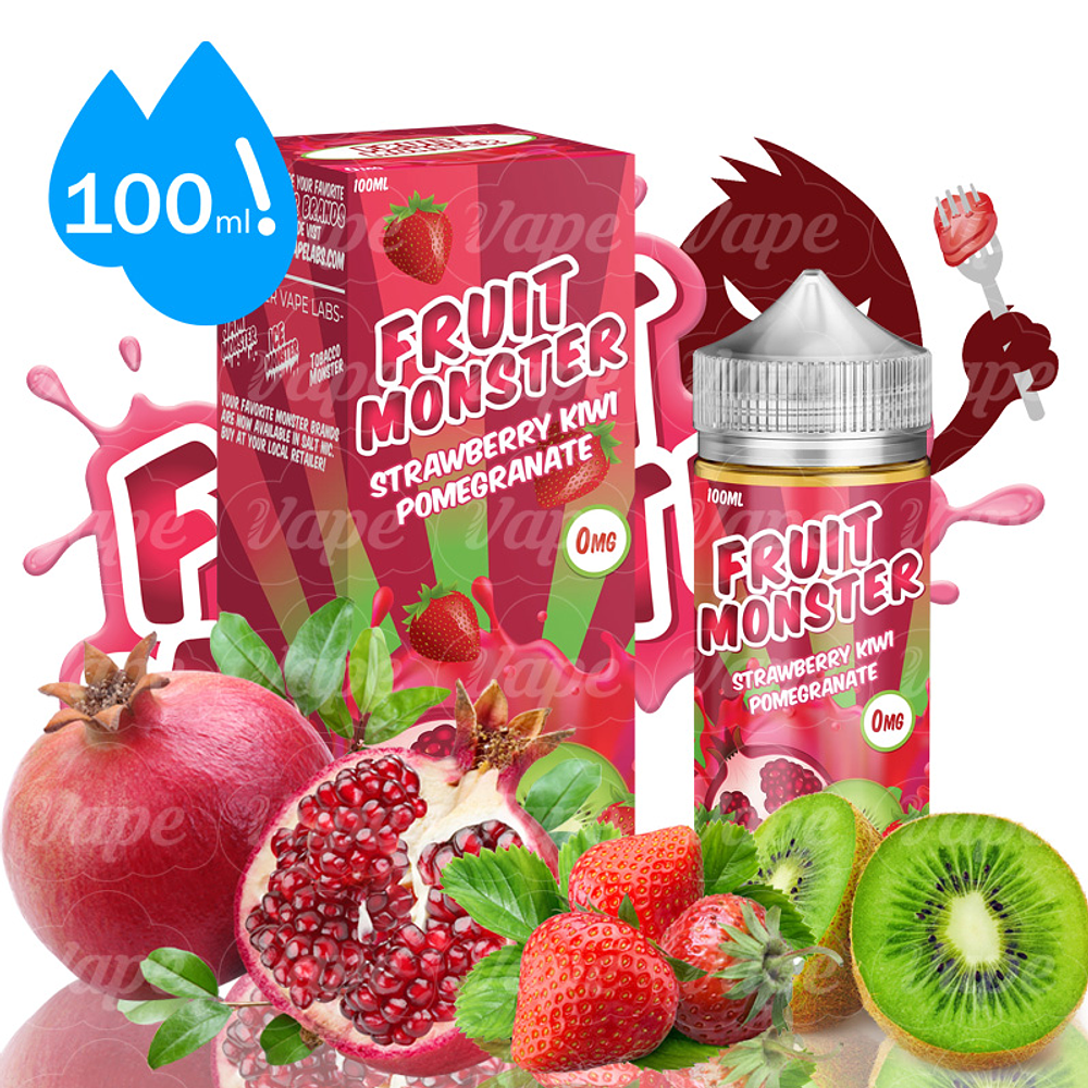 Fruit Monster 100ml - Strawberry Kiwi Pomegranate