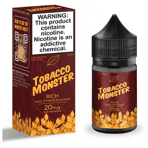 Tobacco Monster Salt - Rich 30ml
