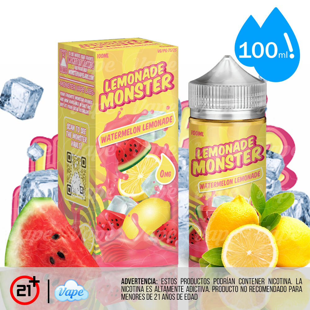 Lemonade Monster - Watermelon 100ml