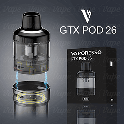 Vaporesso GTX POD Imantado 5ml - Grey