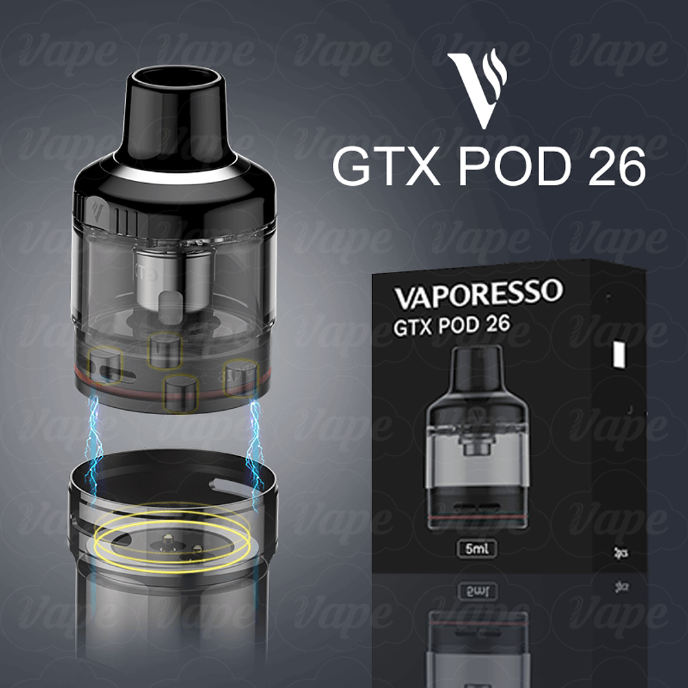 Vaporesso GTX POD Imantado 5ml - Grey