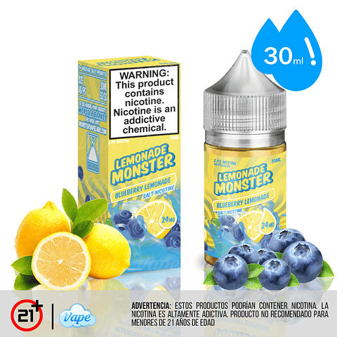 Lemonade Monster Salt - Blueberry 30ml