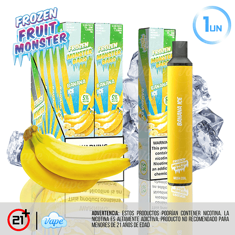 Monster BAR 3500puff 5% - Banana Ice