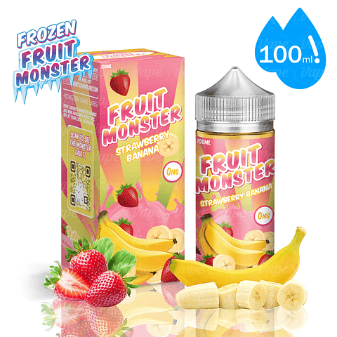 Fruit Monster Strawberry Banana 100ml