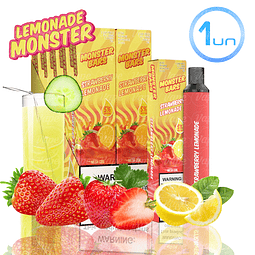 Monster BAR 3500puff 5% -  Strawberry Lemonade