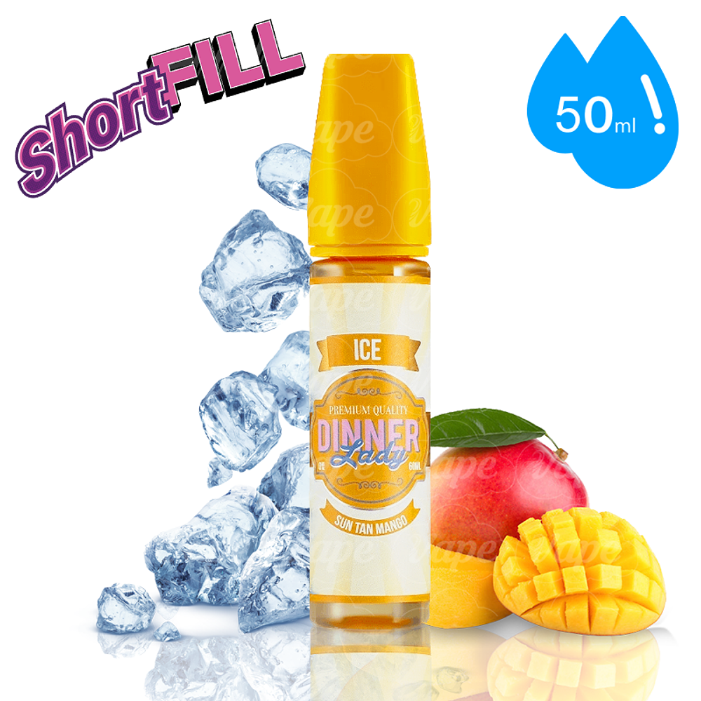 Dinner Lady - Sun Tan Mango 50ml Shortfill