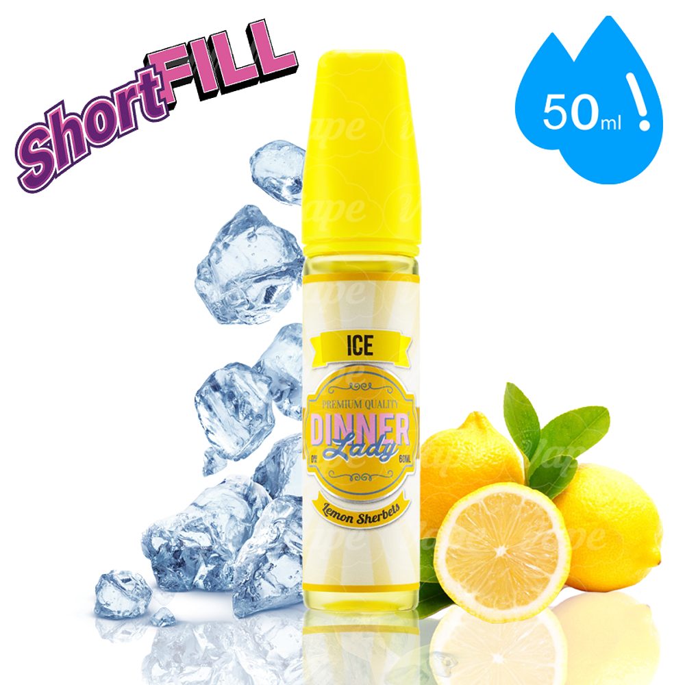Dinner Lady - Lemon Sherbets 50ml Shortfill