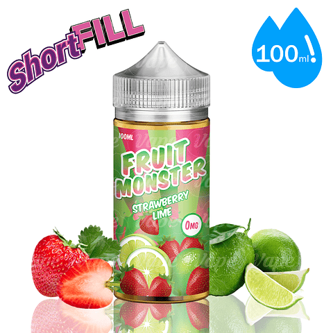 Fruit Monster - Strawberry Lime Shortfill 100ml