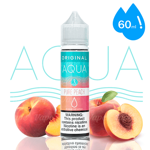Aqua Pure Peach 60ml 0mg