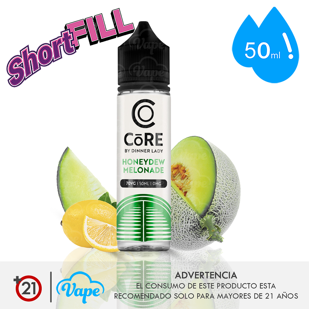 CORE Honeydew Melonade Shortfill 50ml