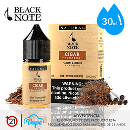 Black Note Salt - Cigar Tobacco 30ml