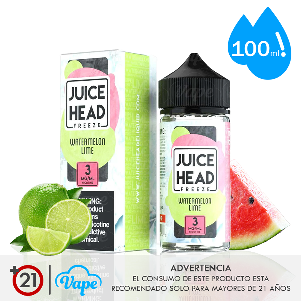 Juice Head Freeze - Watermelon Lime 100ml