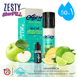 Ossem Zesty Green Apple Lemon Shortfill 50ml