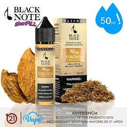 Black Note Shortfill - Virginia Tobacco 50ml