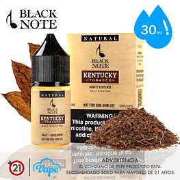 Black Note Salt - Kentucky Tobacco 30ml