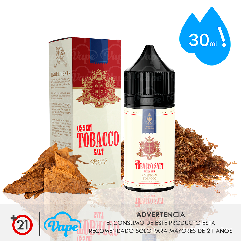Ossem Tobacco Salt - American Tobacco 30ml