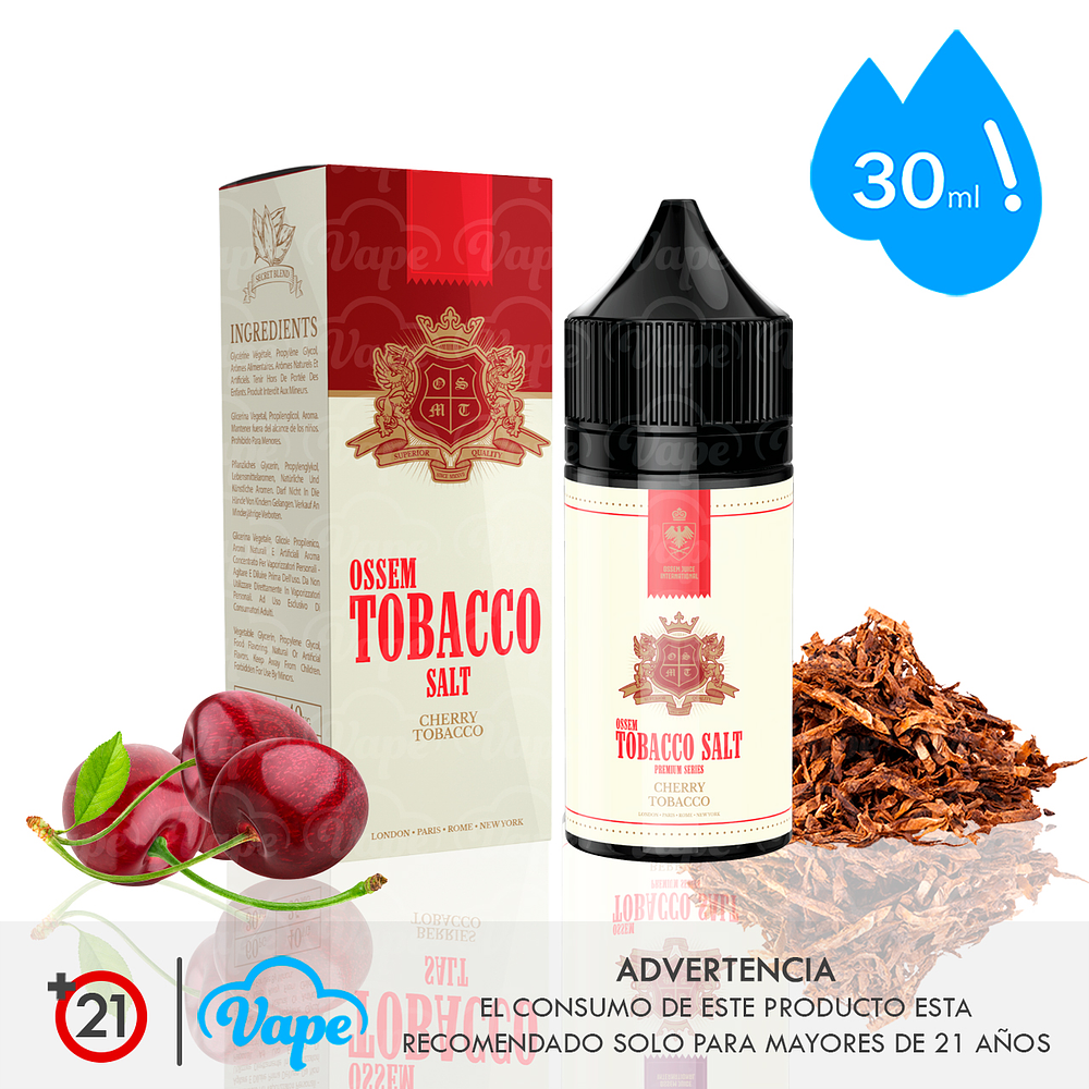 Ossem Tobacco Salt - Cherry Tobacco 30ml