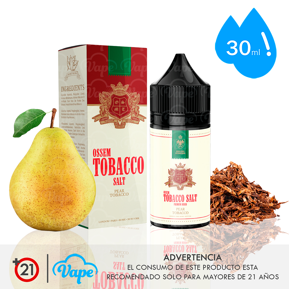Ossem Tobacco Salt - Pear Tobacco 30ml