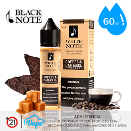 White Note Shortfill - Coffee and Caramel 60ml