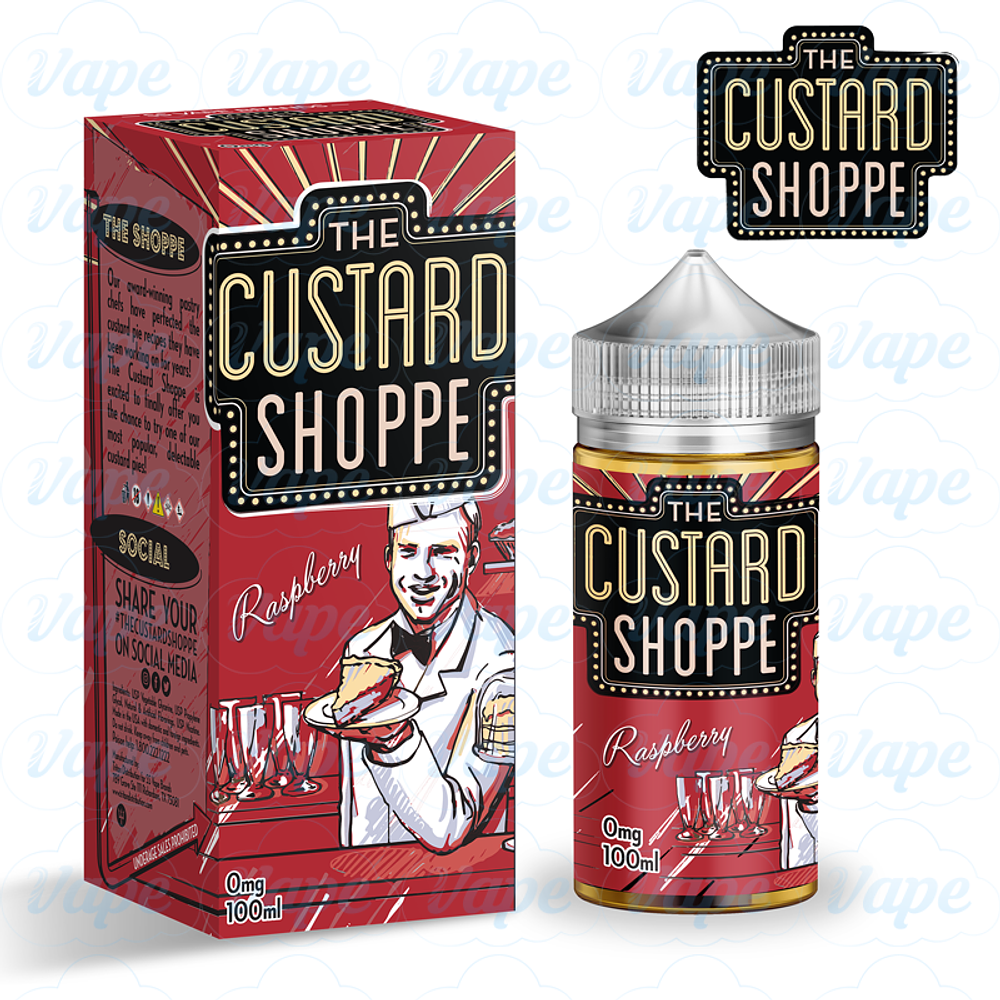 Custard Shoppe Raspberry 100ml