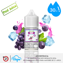 Pod Juice Freeze Salt - Grape Chew 30ml