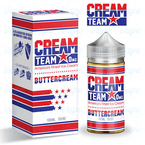 Cream Team Buttercream 100ml Regular