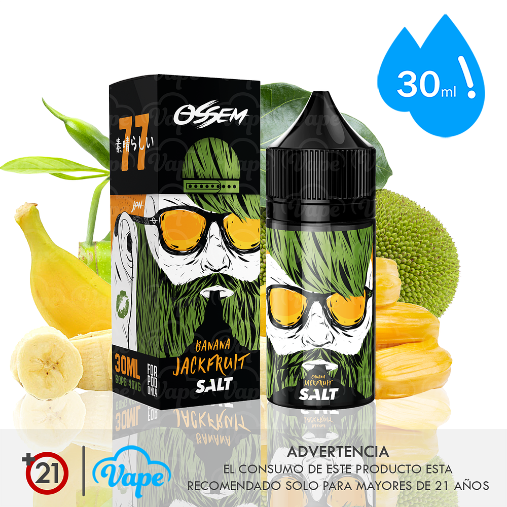 Ossem Fruity Salt - Banana Jackfruit 30ml