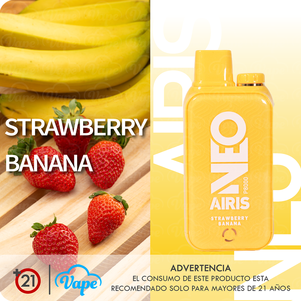 Airis Neo P8000 - Strawberry Banana 5%