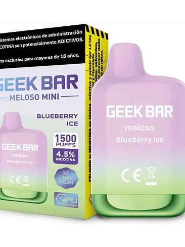 Geek Bar Meloso Mini 15k Puff Arándano Ice 1