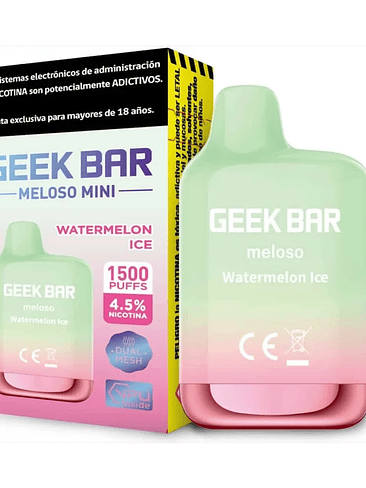Geek Bar Meloso Mini 1.5K Puff Watermelon Ice 1