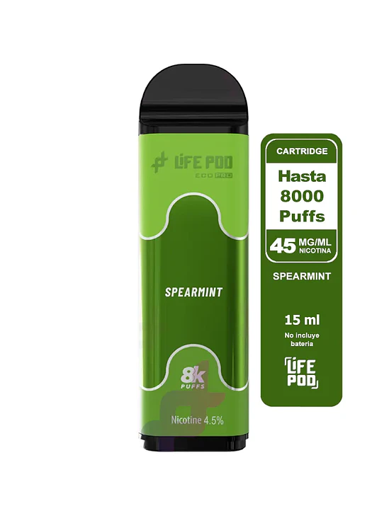 Life Pod Recarga Spearmint 8K 1