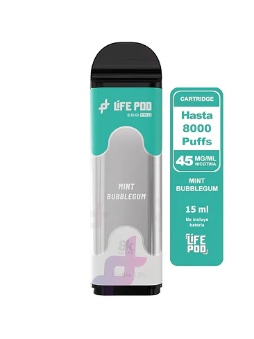 Life Pod Recarga Mint Bubblegum 8K 1