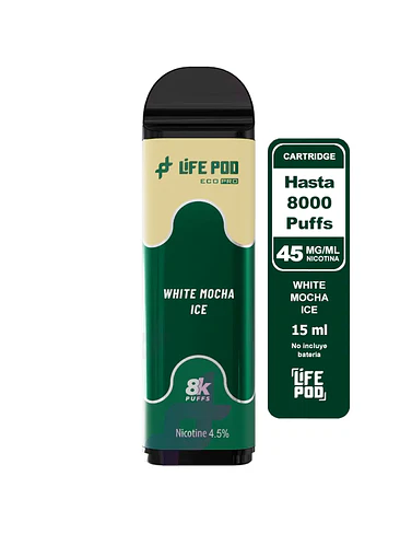 Life Pod Recarga White Mocha ICE 8K 1
