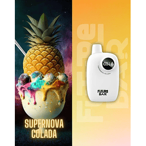 Vaporizador Desechable FUTURE BAR 7000 puffs Sabor Supernova Colada