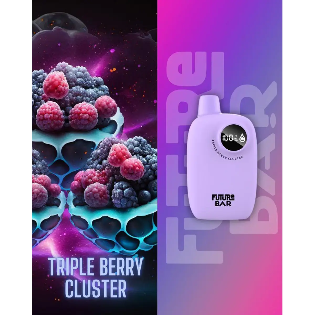 Vaporizador Desechable FUTURE BAR 7000 puffs Sabor Triple Be