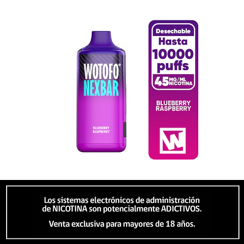Nexbar 10000 Puffs – Blueberry Raspberry (Fores Berries)
