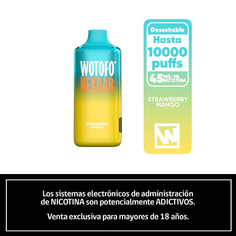 Nexbar 10000 Puffs – Strawberry Mango