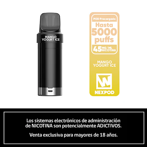 NexPOD Recarga 5000 Puffs – Mango Yogurt Ice