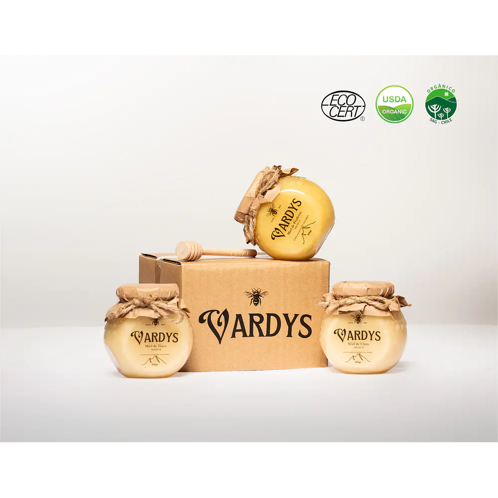 Trilogía Miel Vardys Orgánica 250g