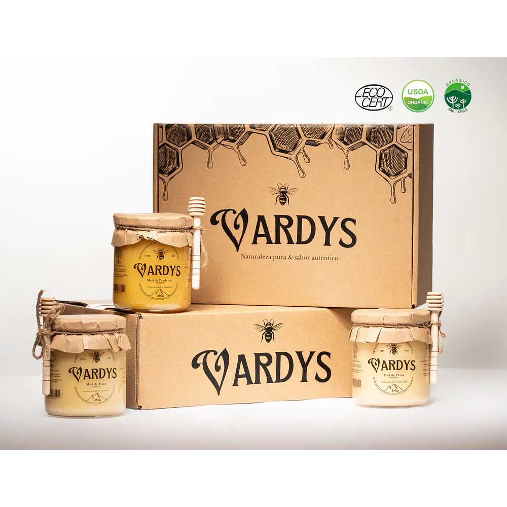 Miel Vardys Orgánica 550g
